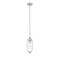 Z-Lite Arden Pendant, 1-Light, 4.5 In.W x 11.5 In.H, Brushed Nickel/Clear 651P-ROD-BN - alternate 2